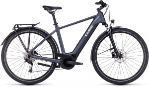 CUBE TOURING HYBRID ONE 500 GREY N WHITE 2024 DRIMALASBIKES